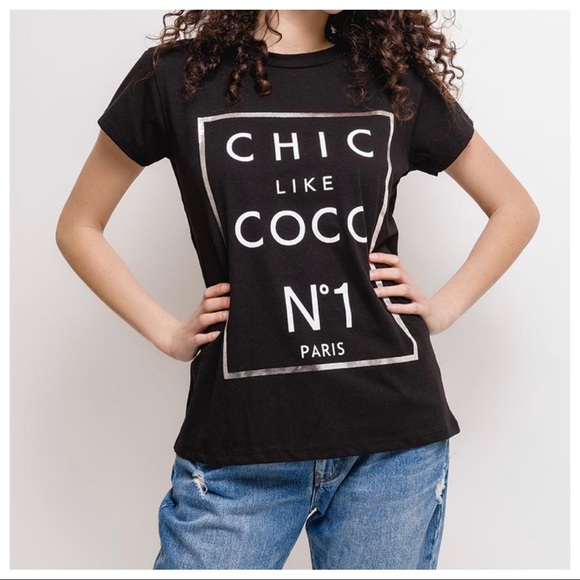 Chic Like Coco No 1 Paris Graphic Tee - Picture 3 of 5